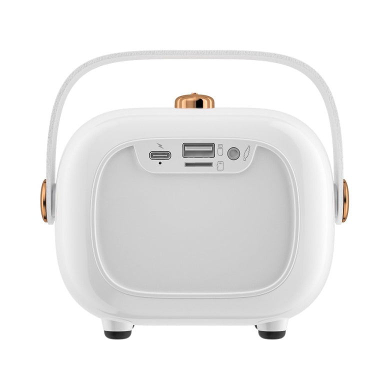 NewRixing NR138W Wireless Microphone TWS Handheld Noise Reduction Portable Smart Bluetooth Speaker(White) - Desktop Speaker by NewRixing | Online Shopping South Africa | PMC TechLife | Buy Now Pay Later Mobicred