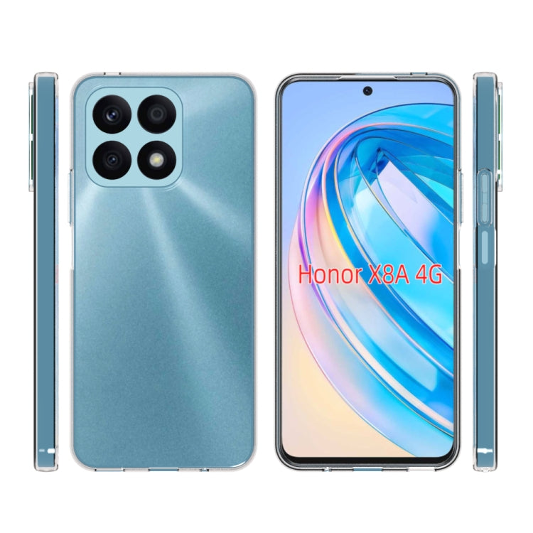For Honor X8a 4G Waterproof Texture TPU Phone Case(Transparent) - free shipping - PMC TechLife - Order now!