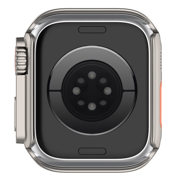 For Apple Watch Series SE 2 / 6 / SE / 5 / 4 44mm Tempered Film + PC Integrated Watch Protective Case(Starlight Color) - Watch Cases by PMC TechLife | Online Shopping South Africa | PMC TechLife