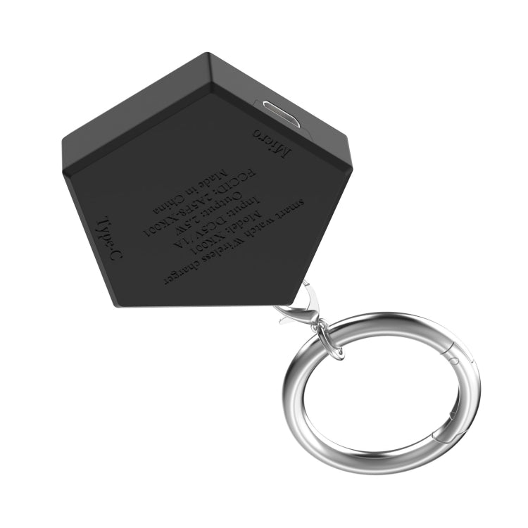 For Huawei Watch Ultimate Portable Universal Smart Watch Charger, Port:Micro-USB(Black) - Charger by PMC TechLife | Online Shopping South Africa | PMC TechLife