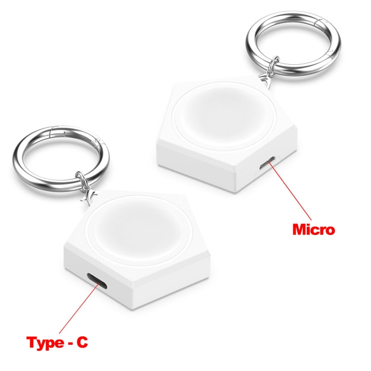 For Huawei Watch Ultimate Portable Universal Smart Watch Charger, Port:Micro-USB(Black) - Charger by PMC TechLife | Online Shopping South Africa | PMC TechLife