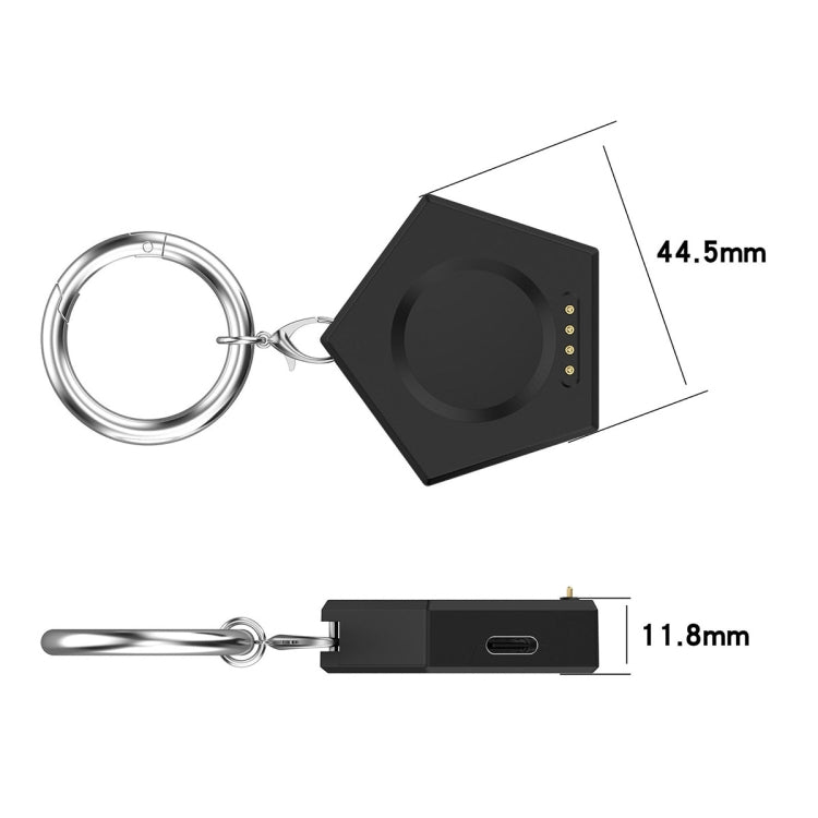 For OPPO Watch 3 / Watch 3 Pro Portable Universal Smart Watch Charger, Port:Micro-USB(White) -  by PMC TechLife | Online Shopping South Africa | PMC TechLife