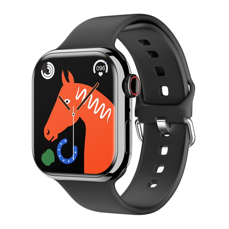 IW9 2.05 inch Square Screen Smart Watch Supports Bluetooth Calls/Blood Oxygen Monitoring(Black) - Smart Watches by PMC TechLife | Online Shopping South Africa | PMC TechLife