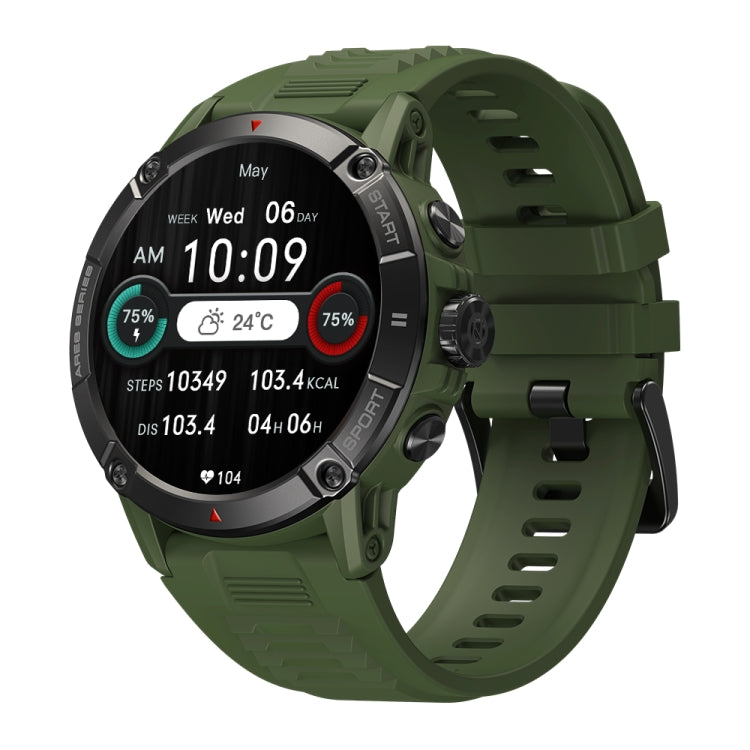 Zeblaze Ares 3 1.52 inch IPS Screen Smart Watch Supports Health Monitoring / Voice Calls(Wild Green) - free shipping - PMC TechLife - Order now!