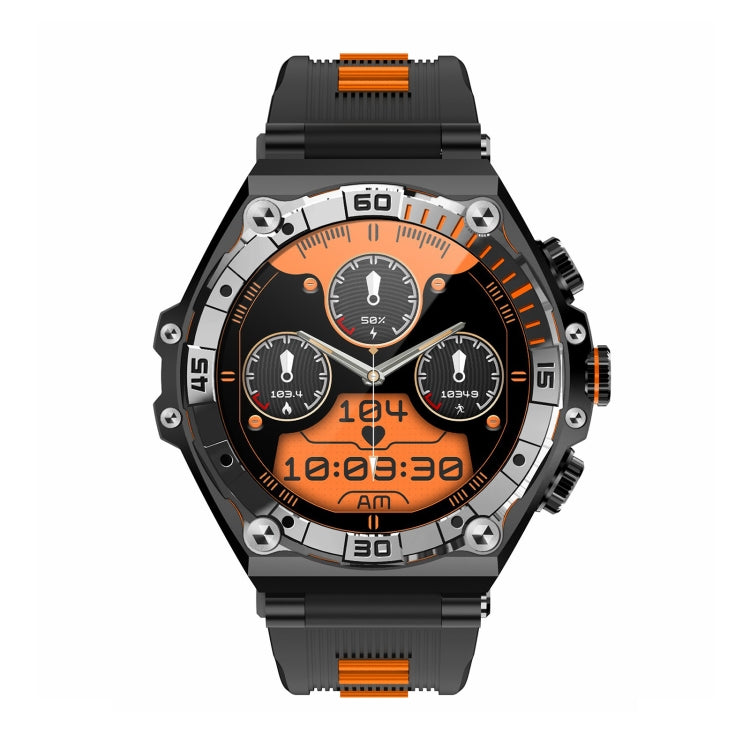 CT18 1.43 inch AMOLED Screen Smart Watch Supports Bluetooth Call/Blood Oxygen Detection(Orange) - Smart Watches by PMC TechLife | Online Shopping South Africa | PMC TechLife