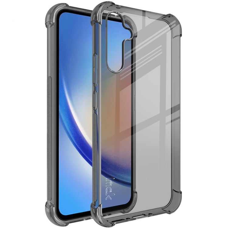 For Samsung Galaxy A34 5G imak Shockproof Airbag TPU Phone Case(Transparent Black) - free shipping - PMC TechLife - Order now!