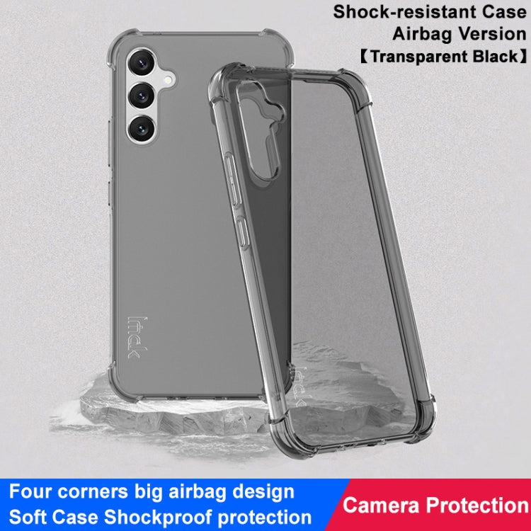 For Samsung Galaxy A34 5G imak Shockproof Airbag TPU Phone Case(Transparent Black) - free shipping - PMC TechLife - Order now!