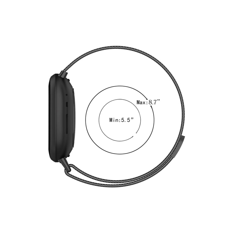 For Fitbit Versa 4 Milanese Magnetic Metal Weave Watchband, Small Size(Official Gold) -  by PMC TechLife | Online Shopping South Africa | PMC TechLife