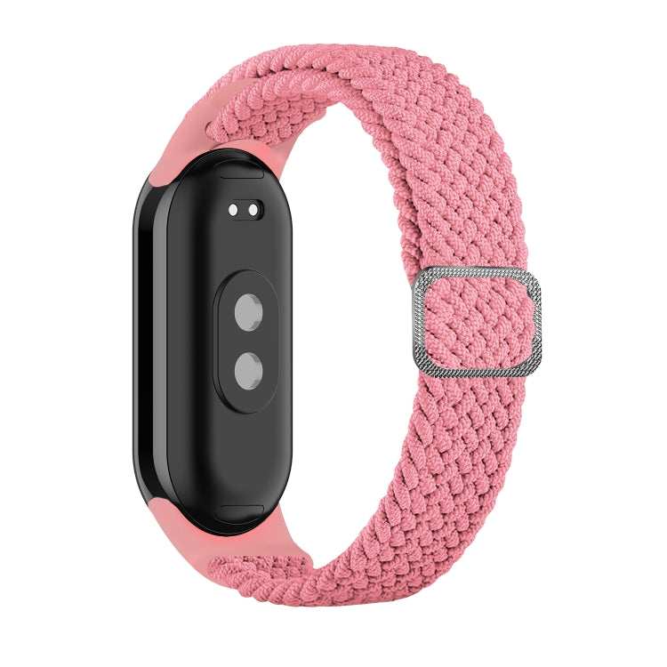 For Xiaomi Mi Band 8 Adjustable Nylon Braided Elasticity Watch Band(Pink) -  by PMC TechLife | Online Shopping South Africa | PMC TechLife