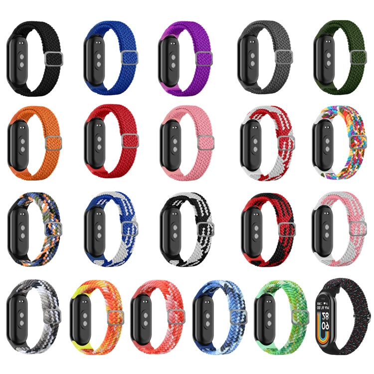 For Xiaomi Mi Band 8 Adjustable Nylon Braided Elasticity Watch Band(Black) -  by PMC TechLife | Online Shopping South Africa | PMC TechLife