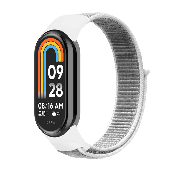 For Xiaomi Mi Band 8 Loop Nylon Replacement Watch Band(Seashell Color) -  by PMC TechLife | Online Shopping South Africa | PMC TechLife