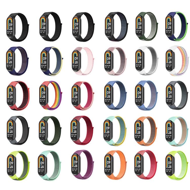 For Xiaomi Mi Band 8 Loop Nylon Replacement Watch Band(Grey) -  by PMC TechLife | Online Shopping South Africa | PMC TechLife