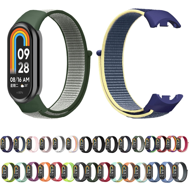 For Xiaomi Mi Band 8 Loop Nylon Replacement Watch Band(Orange) -  by PMC TechLife | Online Shopping South Africa | PMC TechLife
