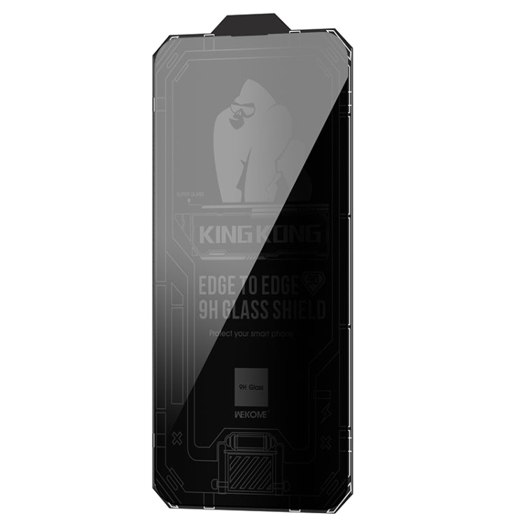 For iPhone 14 Pro Max WK WTP-067 King Kong Vacha 9D Curved Privacy Tempered Glass Film(Black) - iPhone 14 Pro Max Tempered Glass by WK | Online Shopping South Africa | PMC TechLife