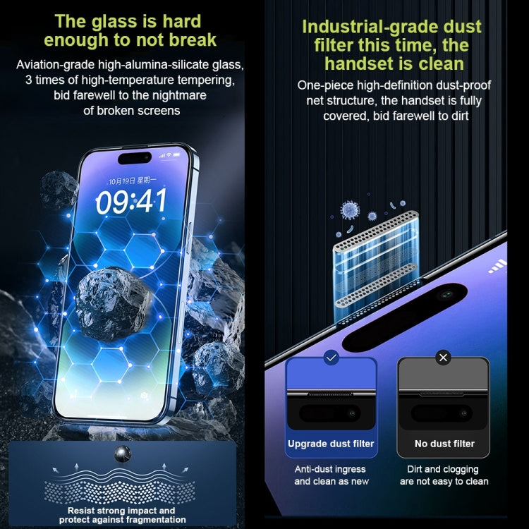 For iPhone 12 WK WTP-067 King Kong Vacha 9D Curved Privacy Tempered Glass Film(Black) - iPhone 12 / 12 Pro Tempered Glass by WK | Online Shopping South Africa | PMC TechLife