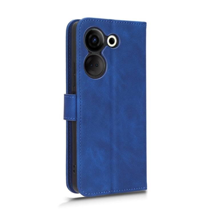 For TECNO Camon 20 Pro Skin Feel Magnetic Flip Leather Phone Case(Blue) - free shipping - PMC TechLife - Order now!