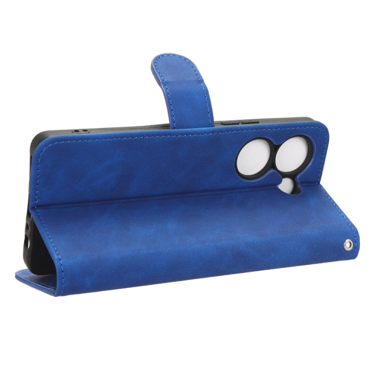 For TECNO Camon 20 Pro Skin Feel Magnetic Flip Leather Phone Case(Blue) - free shipping - PMC TechLife - Order now!