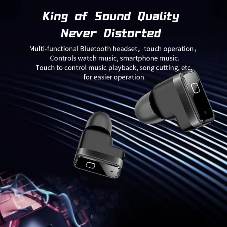 OVISEN T93 1.96 inch IPS Screen 2 in 1 Bluetooth Headset Smart Watch, Supports Blood Oxygen Monitoring/Bluetooth Music(Silver) - Smart Watches by PMC TechLife | Online Shopping South Africa | PMC TechLife