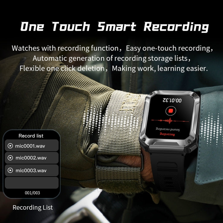 OVISEN T93 1.96 inch IPS Screen 2 in 1 Bluetooth Headset Smart Watch, Supports Blood Oxygen Monitoring/Bluetooth Music(Orange) - Smart Watches by PMC TechLife | Online Shopping South Africa | PMC TechLife