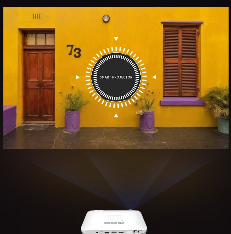 WOWOTO T9S TI DLP DMD 0.45 1280 x 800 4K 350ANSI RGB LED Smart Projector(UK Plug) - LED Projector by WOWOTO | Online Shopping South Africa | PMC TechLife | Buy Now Pay Later Mobicred