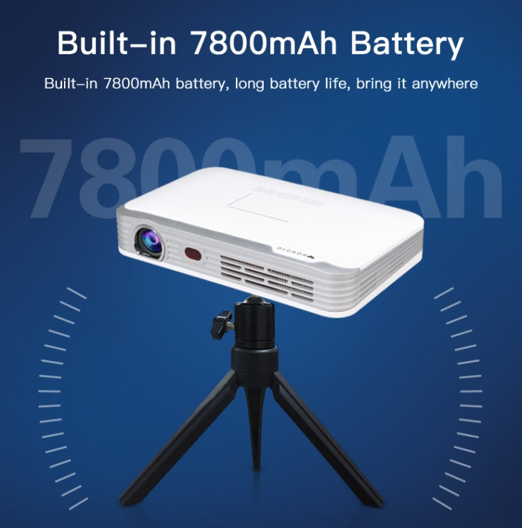 WOWOTO T9S TI DLP DMD 0.45 1280 x 800 4K 350ANSI RGB LED Smart Projector(UK Plug) - LED Projector by WOWOTO | Online Shopping South Africa | PMC TechLife | Buy Now Pay Later Mobicred