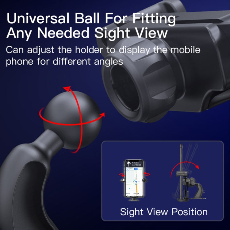 Yesido C90 Car Center Console Paste Magnetic Gravity Mobile Phone Holder(Black) - Universal Car Holders by Yesido | Online Shopping South Africa | PMC TechLife | Buy Now Pay Later Mobicred