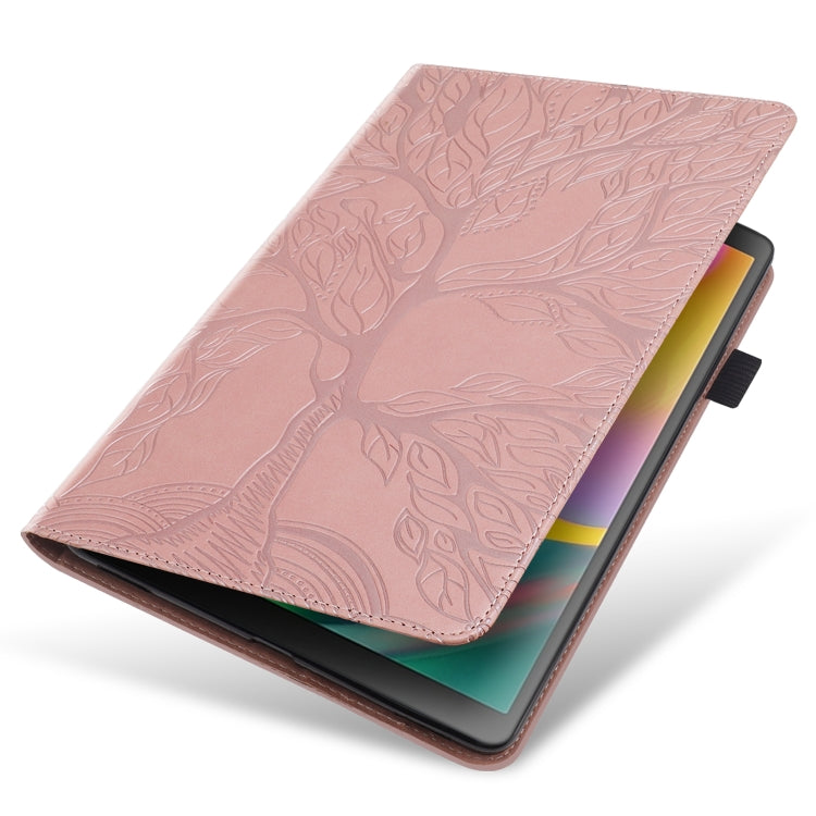For Xiaomi Pad 6 / Pad 6 Pro Life Tree Series Horizontal Flip Leather Tablet Case(Rose Gold) - free shipping - PMC TechLife - Order now!