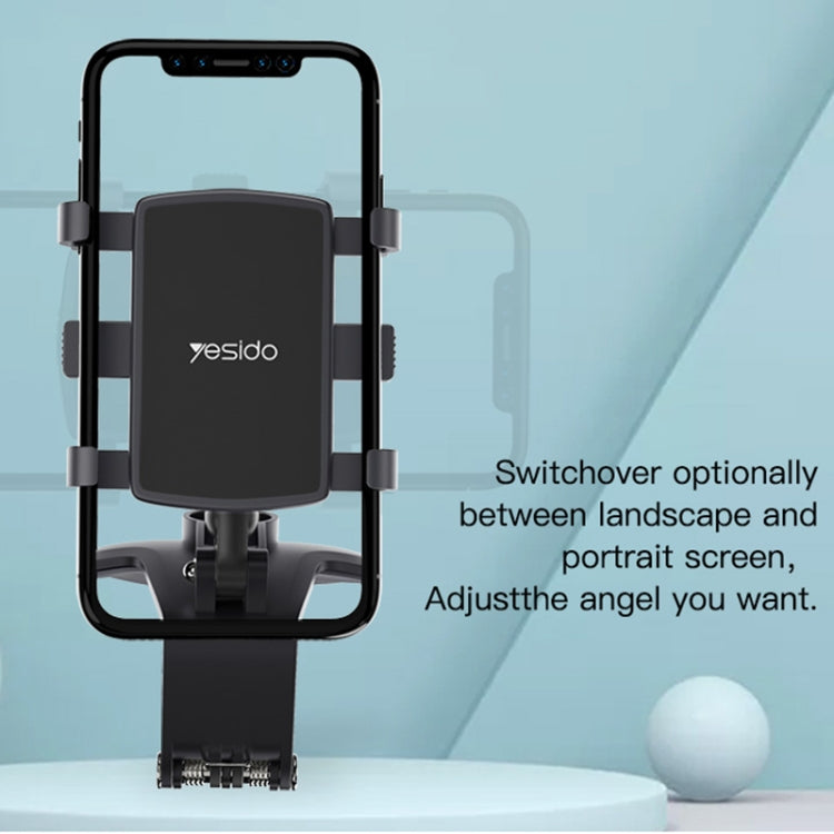 Yesido C101 Car Multifunctional Dashboard Mobile Phone Holder(Black) - Car Holders by Yesido | Online Shopping South Africa | PMC TechLife | Buy Now Pay Later Mobicred