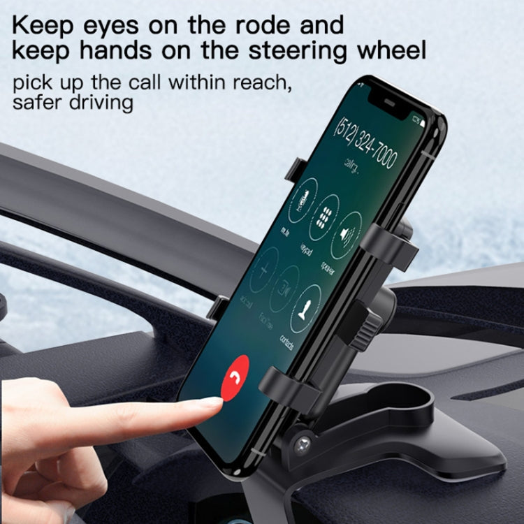 Yesido C101 Car Multifunctional Dashboard Mobile Phone Holder(Black) - Car Holders by Yesido | Online Shopping South Africa | PMC TechLife | Buy Now Pay Later Mobicred