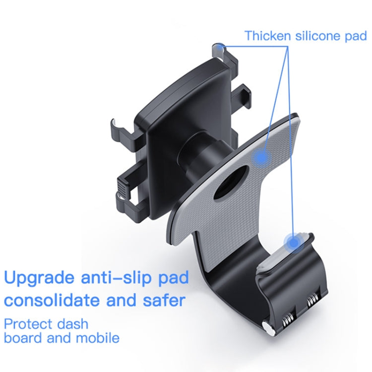 Yesido C101 Car Multifunctional Dashboard Mobile Phone Holder(Black) - Car Holders by Yesido | Online Shopping South Africa | PMC TechLife | Buy Now Pay Later Mobicred