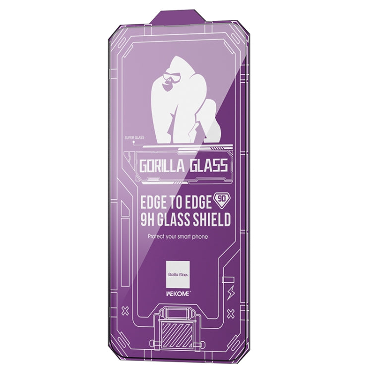 For iPhone 14 Pro WK WTP-068 King Kong Vacha Corning 9D Curved HD Tempered Glass Film(Black) - iPhone 14 Pro Cases by WK | Online Shopping South Africa | PMC TechLife | Buy Now Pay Later Mobicred