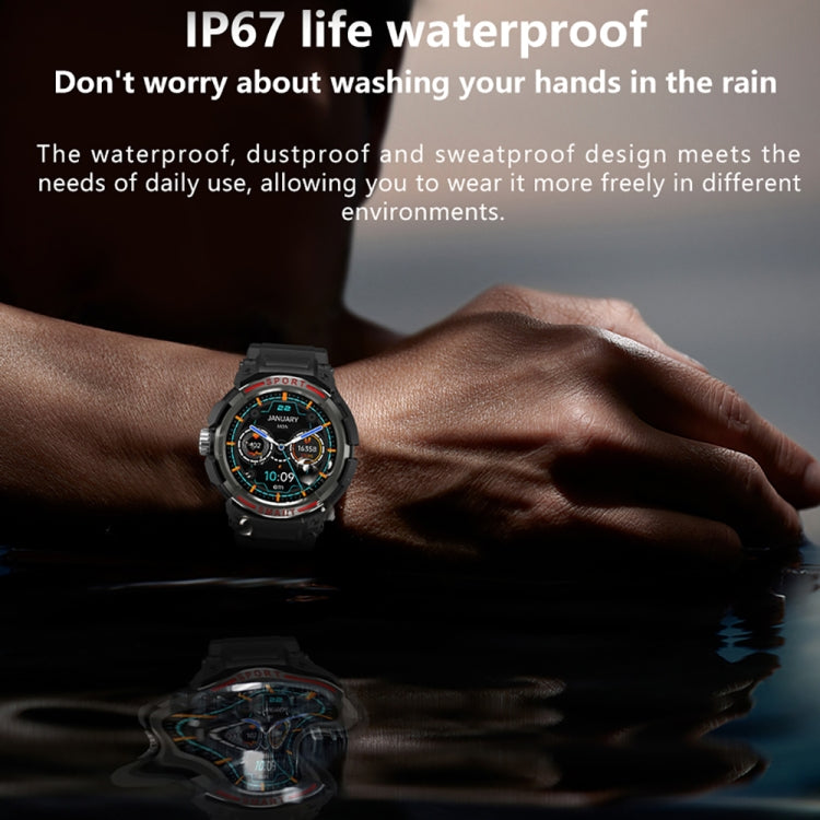 OVISEN GT100 1.39 inch TFT Screen 2 in 1 Bluetooth Headset Smart Watch, Support Blood Oxygen Monitoring/Bluetooth Music(Silver) -  by PMC TechLife | Online Shopping South Africa | PMC TechLife