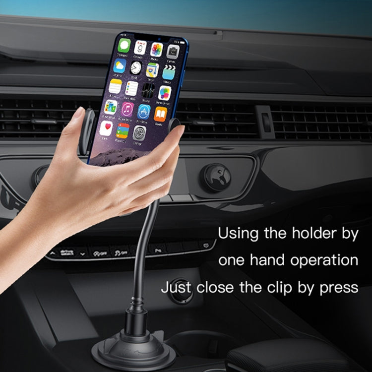 Yesido C112 Universal Car Water Cup Holder Telescopic Hose Phone Holder(Black) - free shipping - PMC TechLife - Order now!