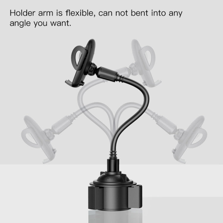 Yesido C112 Universal Car Water Cup Holder Telescopic Hose Phone Holder(Black) - free shipping - PMC TechLife - Order now!