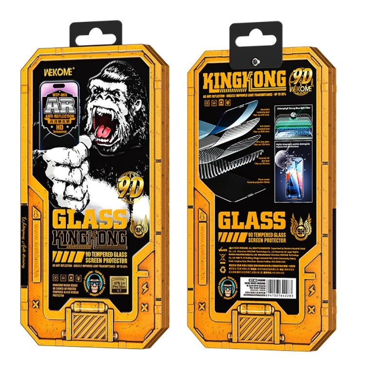 For iPhone 12 Pro Max WK WTP-069 King Kong Vacha 9D Curved AR HD Tempered Glass Film(Black) - iPhone 12 Pro Max Tempered Glass by WK | Online Shopping South Africa | PMC TechLife | Buy Now Pay Later Mobicred