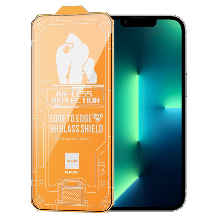 For iPhone 13 Pro Max WK WTP-070 King Kong Vacha 9D Curved AR Frosted Tempered Glass Film(Black) - iPhone 13 Pro Max Tempered Glass by WK | Online Shopping South Africa | PMC TechLife | Buy Now Pay Later Mobicred