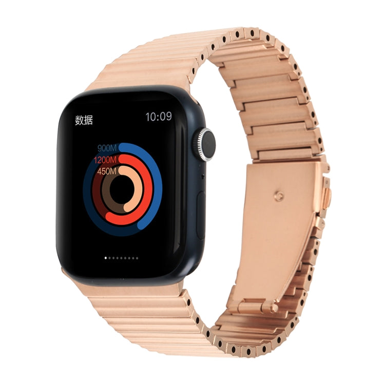 Ocean Metal Replacement Watch Band For Apple Watch SE 44mm(Rose Gold) -  by PMC TechLife | Online Shopping South Africa | PMC TechLife