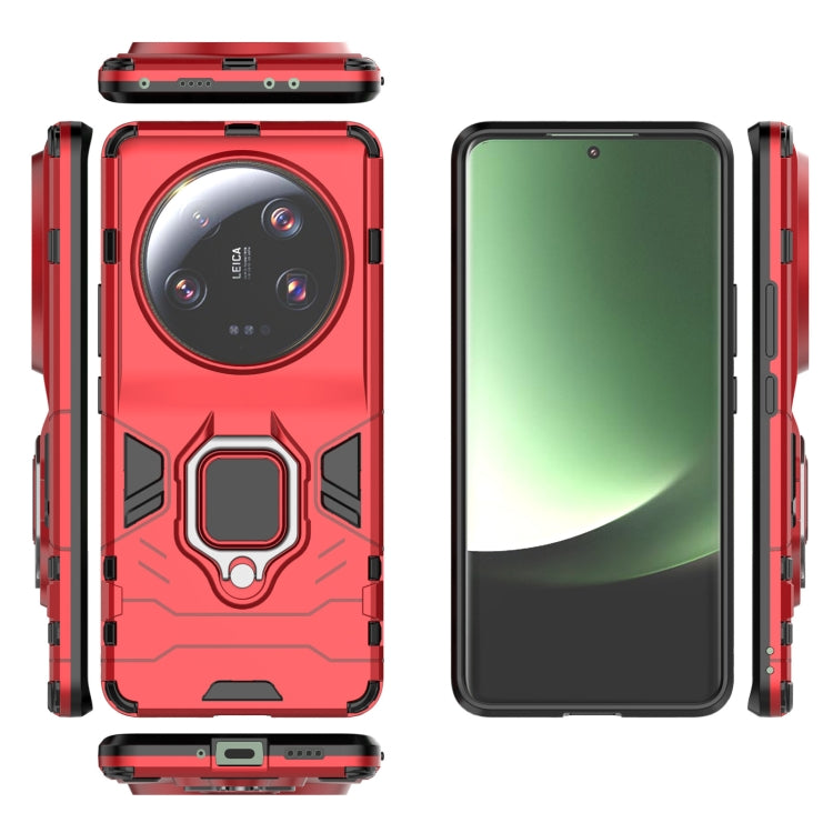 For Xiaomi 13 Ultra Magnetic Ring Holder PC + TPU Phone Case(Red) - free shipping - PMC TechLife - Order now!