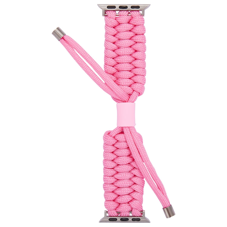 Stretch Plain Silicone Bean Watch Band For Apple Watch Ultra 49mm(Light Pink) -  by PMC TechLife | Online Shopping South Africa | PMC TechLife