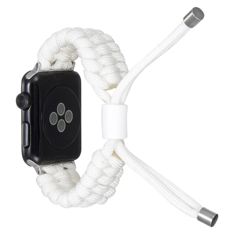 Stretch Plain Silicone Bean Watch Band For Apple Watch 7 45mm(White) -  by PMC TechLife | Online Shopping South Africa | PMC TechLife