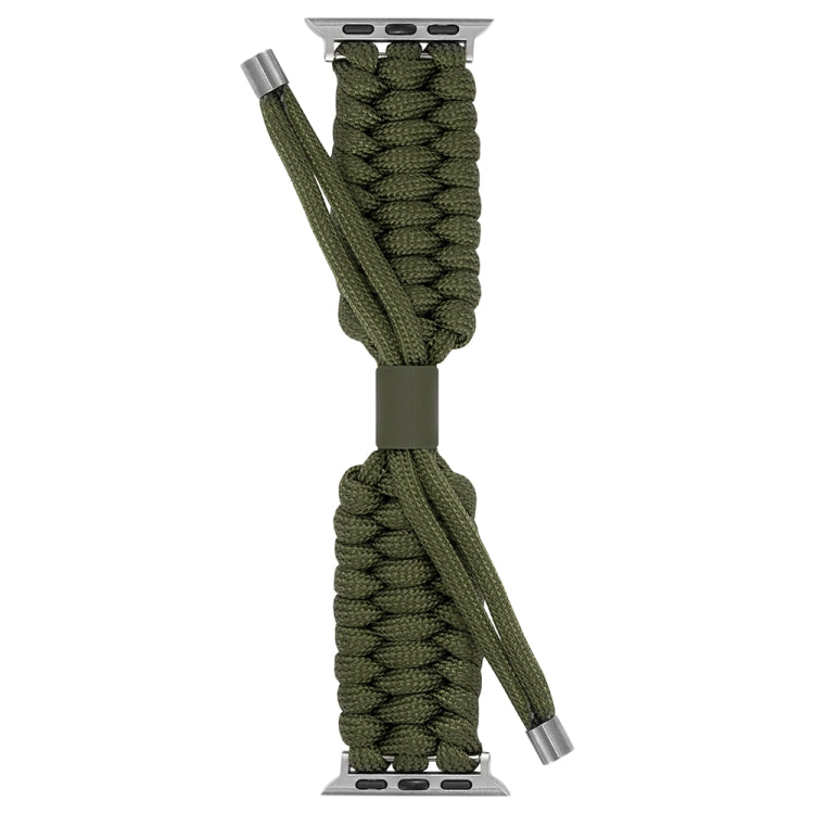 Stretch Plain Silicone Bean Watch Band For Apple Watch SE 2022 44mm(Army Green) -  by PMC TechLife | Online Shopping South Africa | PMC TechLife