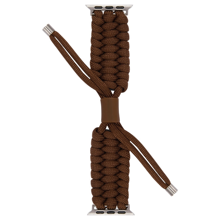 Stretch Plain Silicone Bean Watch Band For Apple Watch SE 2022 44mm(Coffee Brown) -  by PMC TechLife | Online Shopping South Africa | PMC TechLife