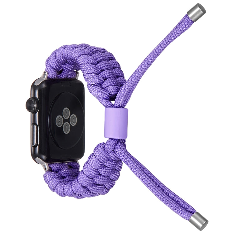 Stretch Plain Silicone Bean Watch Band For Apple Watch 2 38mm(Light Purple) -  by PMC TechLife | Online Shopping South Africa | PMC TechLife