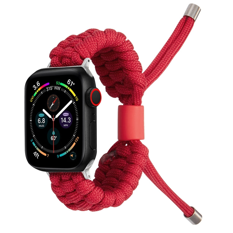 Stretch Plain Silicone Bean Watch Band For Apple Watch 42mm(Red) -  by PMC TechLife | Online Shopping South Africa | PMC TechLife