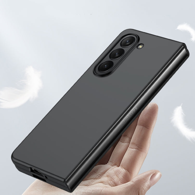 For Samsung Galaxy Z Fold5 Fuel Injection PC Skin Feel Phone Case(White) - free shipping - PMC TechLife - Order now!