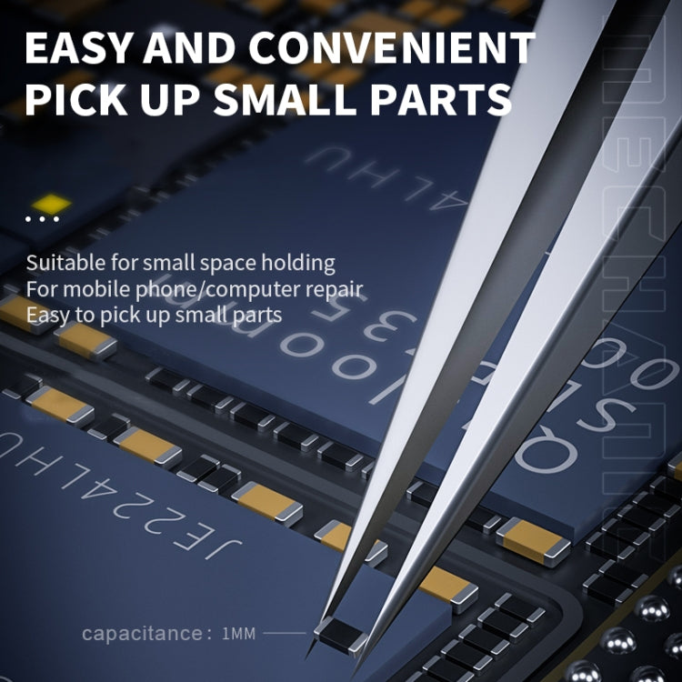 Mechanic KA-11 Non-magnetic Micrometer Pointed Tweezers - free shipping - PMC TechLife - Order now!