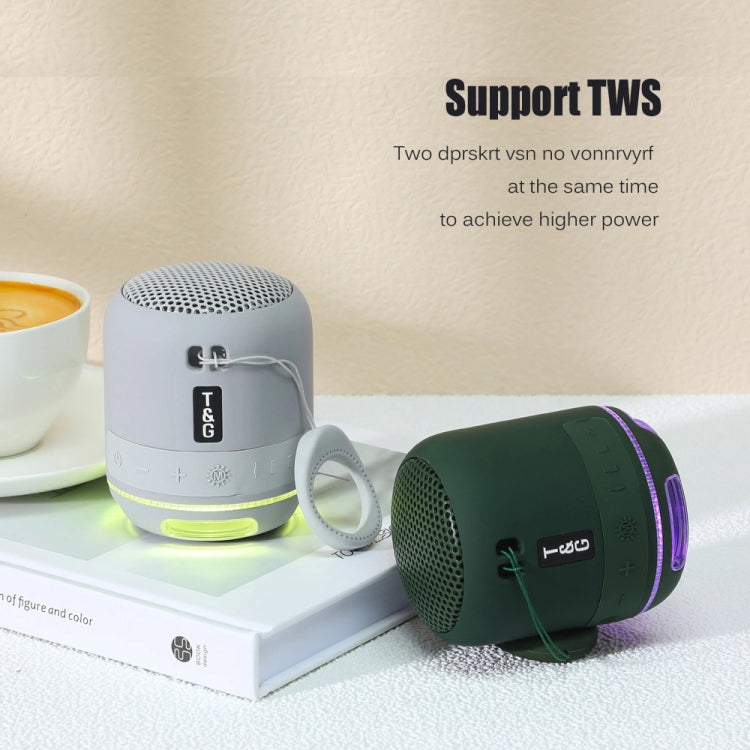 T&G TG294 TWS LED Mini Portable Wireless Stereo Sound Outdoor Speaker(Red) - Mini Speaker by T&G | Online Shopping South Africa | PMC TechLife