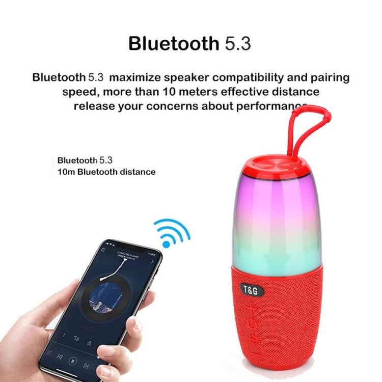 T&G TG644 5W High Power RGB Light Portable Bluetooth Speaker(Gery) - free shipping - PMC TechLife - Order now!