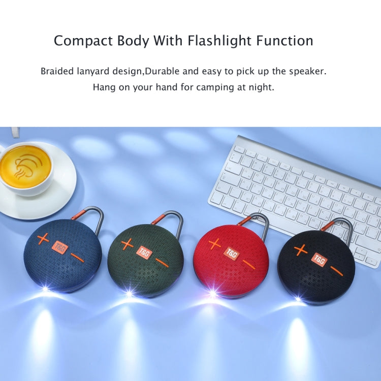 T&G TG648 TWS Outdoor Mini Portable Wireless Bluetooth Speaker with LED Light(Black) - Mini Speaker by T&G | Online Shopping South Africa | PMC TechLife