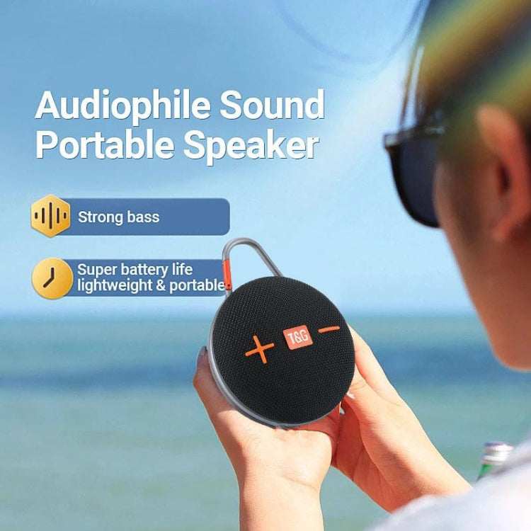 T&G TG648 TWS Outdoor Mini Portable Wireless Bluetooth Speaker with LED Light(Black) - Mini Speaker by T&G | Online Shopping South Africa | PMC TechLife